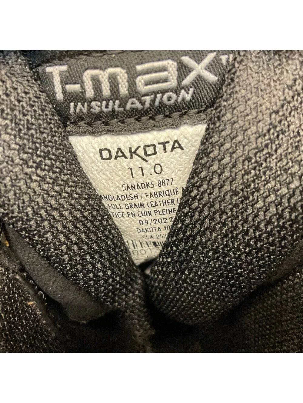 Dakota Men's 8'' 877 Steel Toe Steel Plate Safety Work Boots Black Size 11M